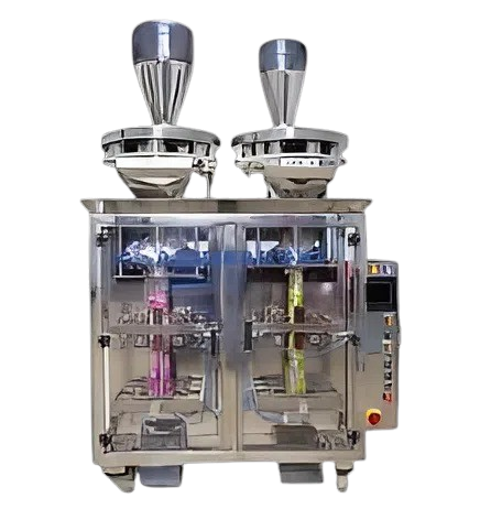 Twin Head Cup Filler FFS Machine with Common Control Panel